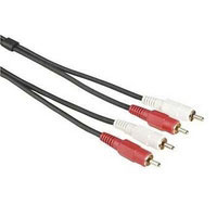 Hama Audio Connecting Cable 2 RCA (phono) Plugs - 2 RCA (phono) Plugs, 10m (00043409)